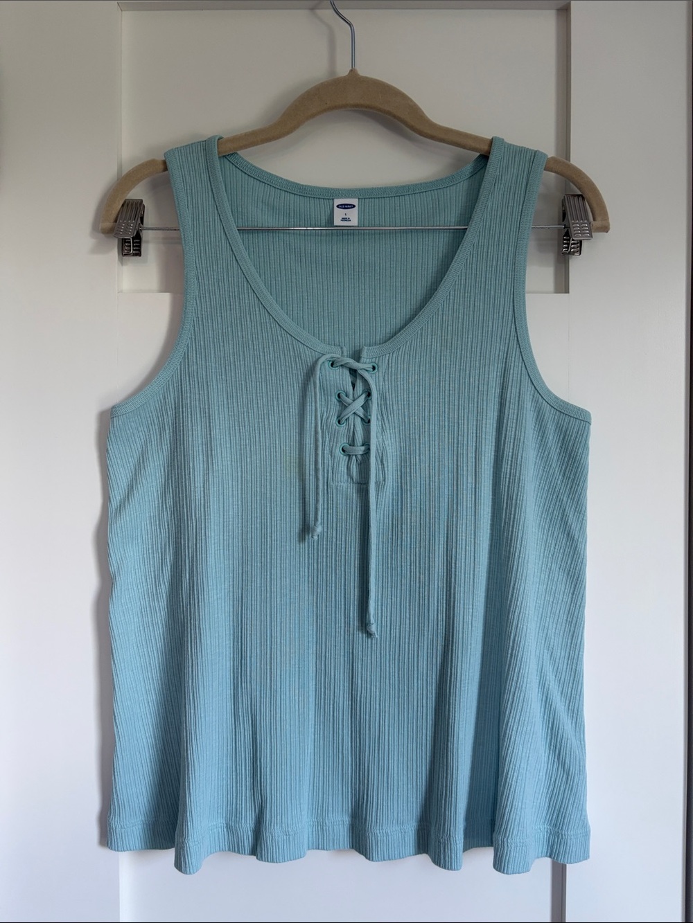 Old Navy blue tank top, size Large